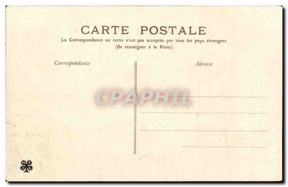 CPA Boulogne sur Mer Debarquement des voyageurs venant d'Angleterre — Verso