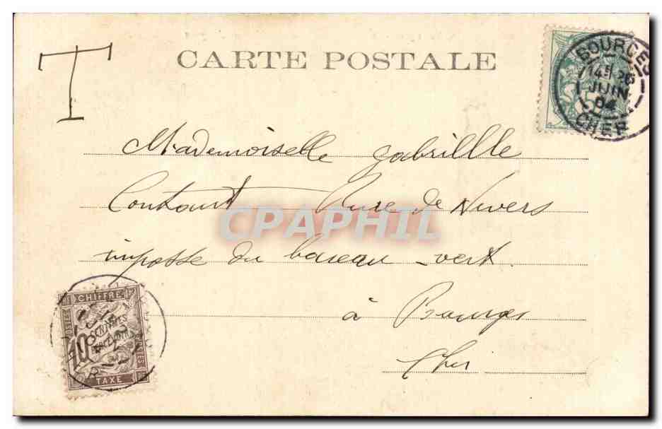 Bourges — Chaland all’imbarcadero di Messire Jacques — Nuove Gallerie — Verso