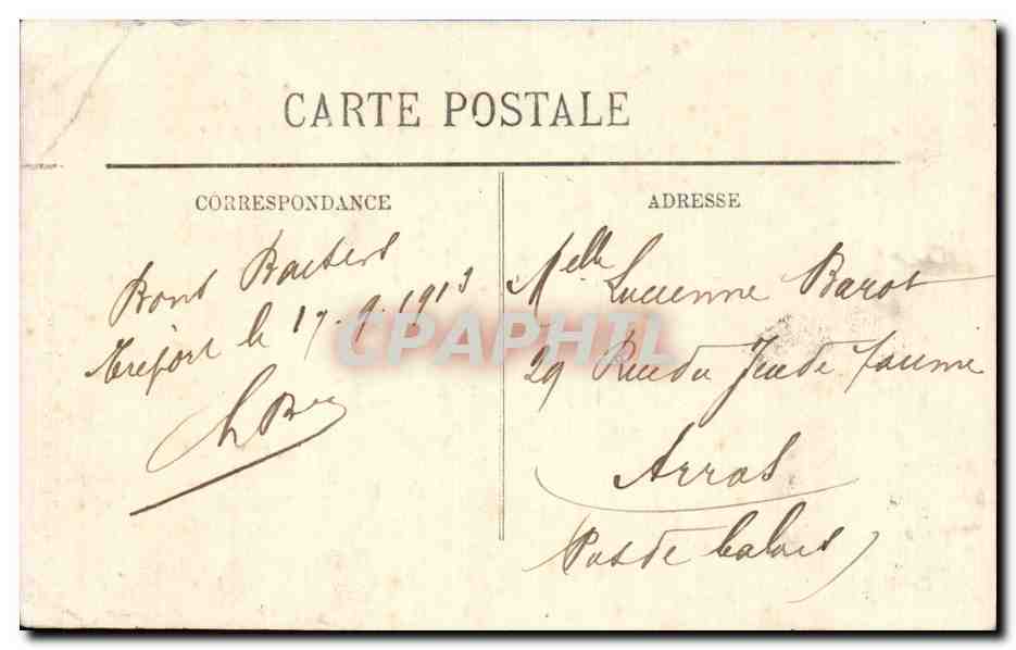 Le Treport - Le Phare - lighthouse - CPA  — Rückseite