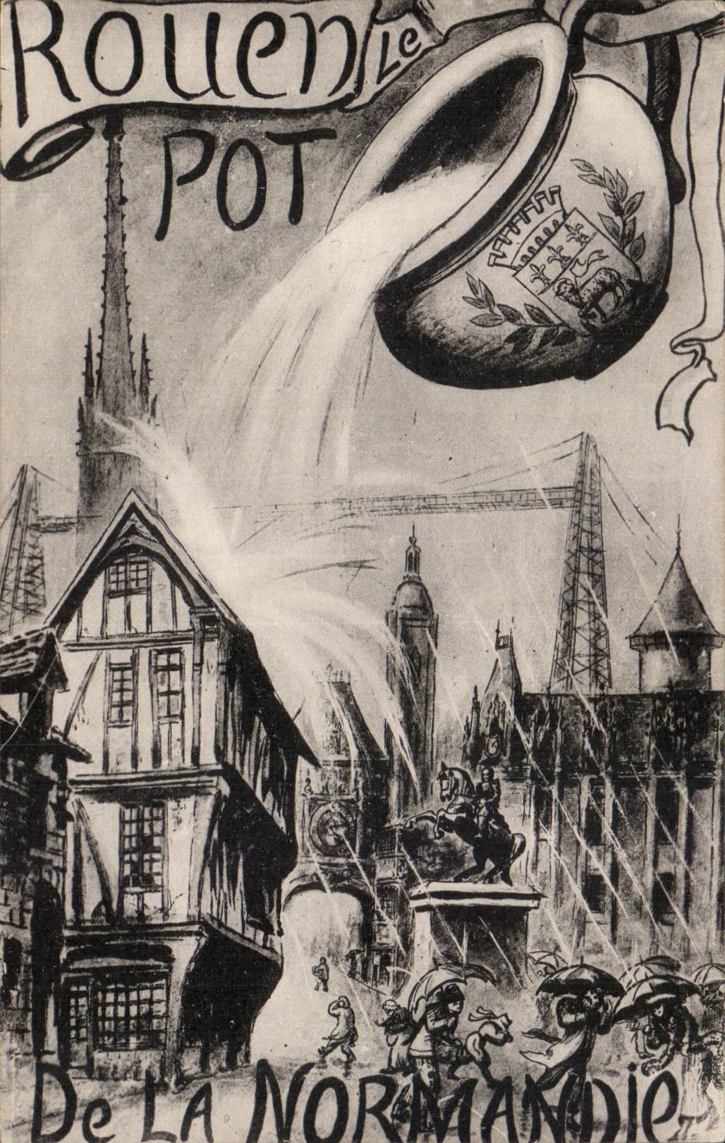 Rouen - Le Pot - Souvenir - CPA 