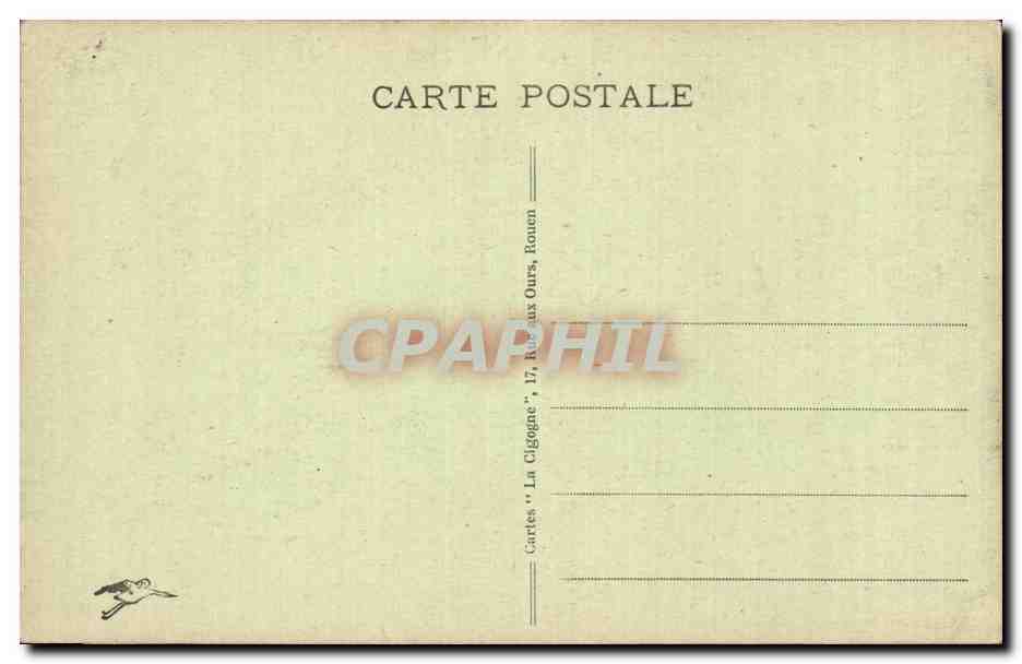 Rouen - Le Pot - Souvenir - CPA  — Rückseite