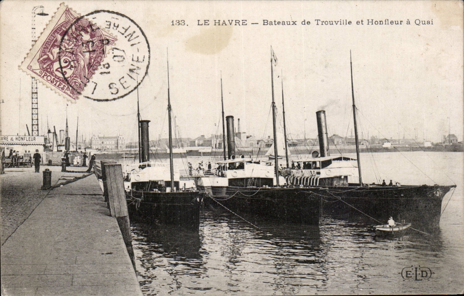 Le Havre - Bateaux de Trouville et Honfleur - CPA 