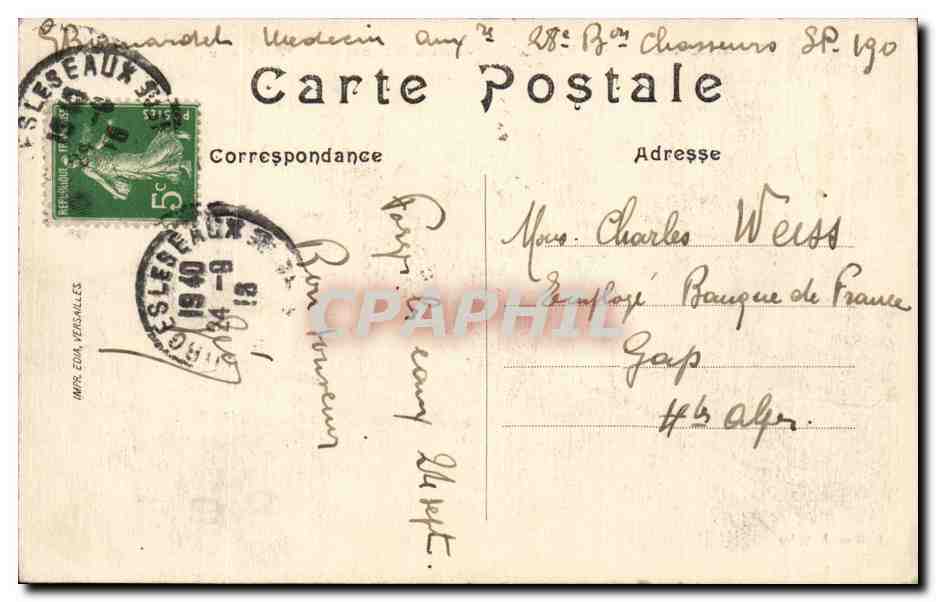 Forges les Eaux - Station Thermale - CPA  — Rückseite