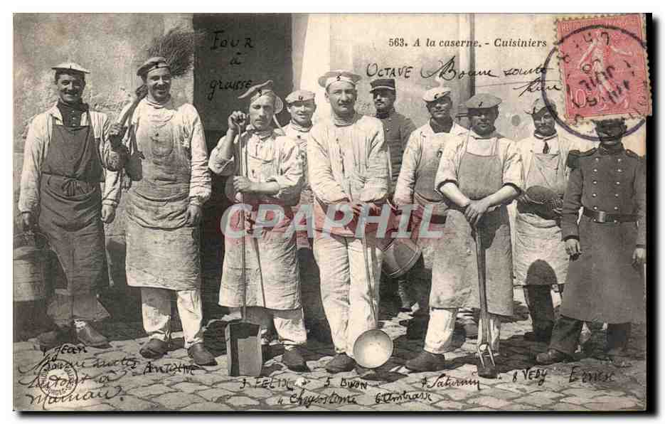 Militaria - A La Caserne - Cuisiniers - CPA 