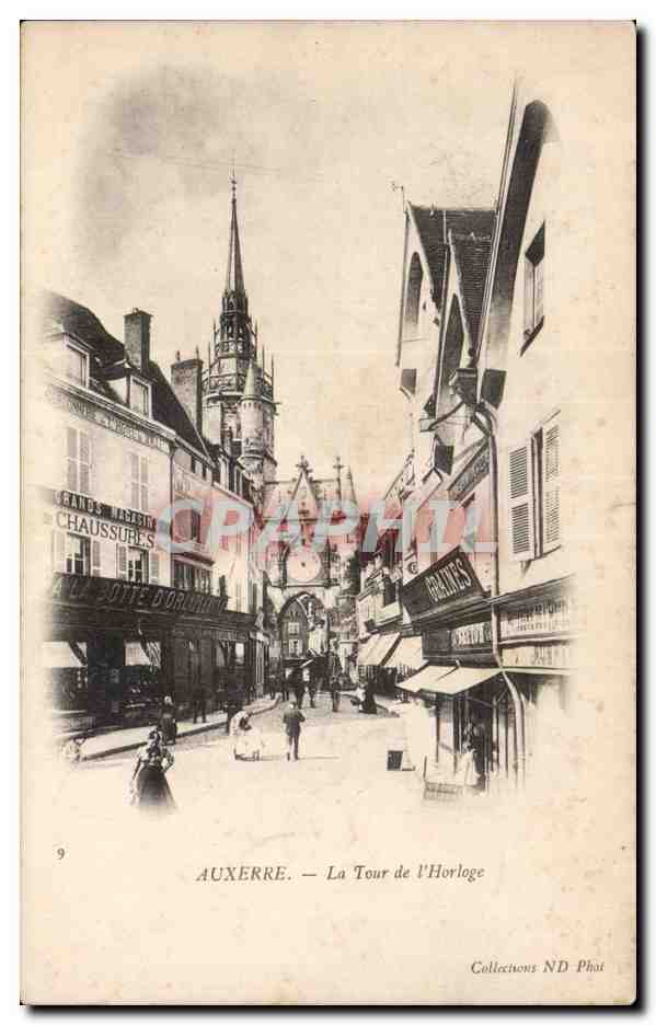 Auxerre - La Tour de l'Horloge - CPA 