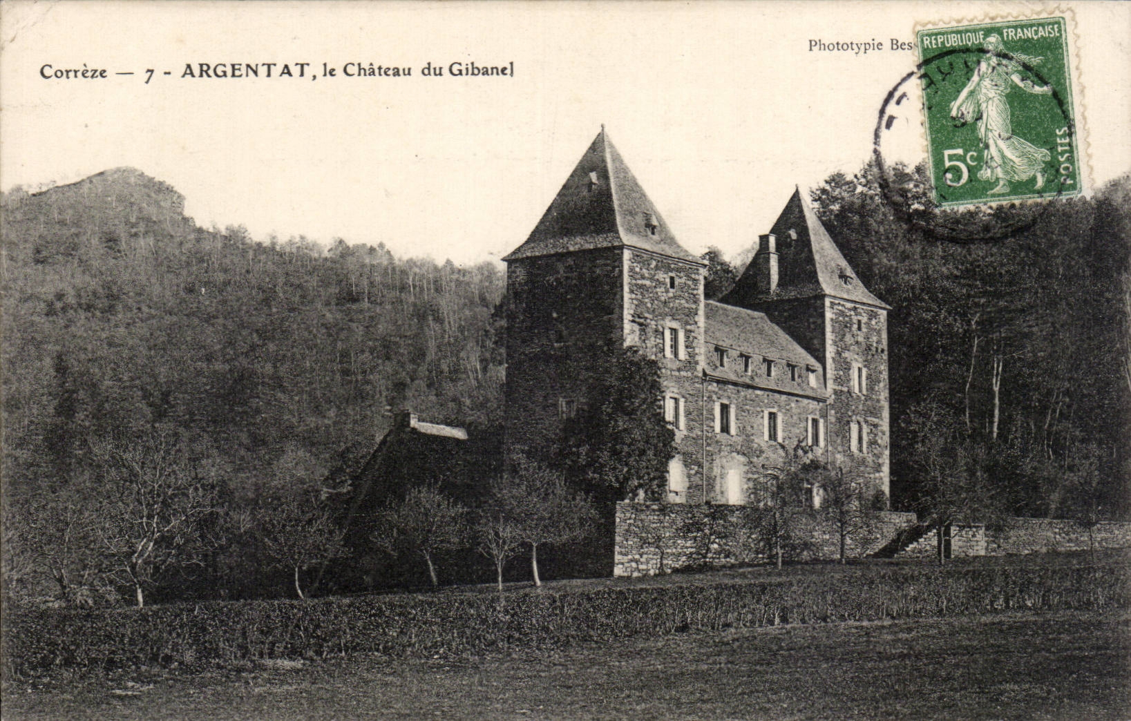 Argentat - Le Chateau du Gibanel - CPA 