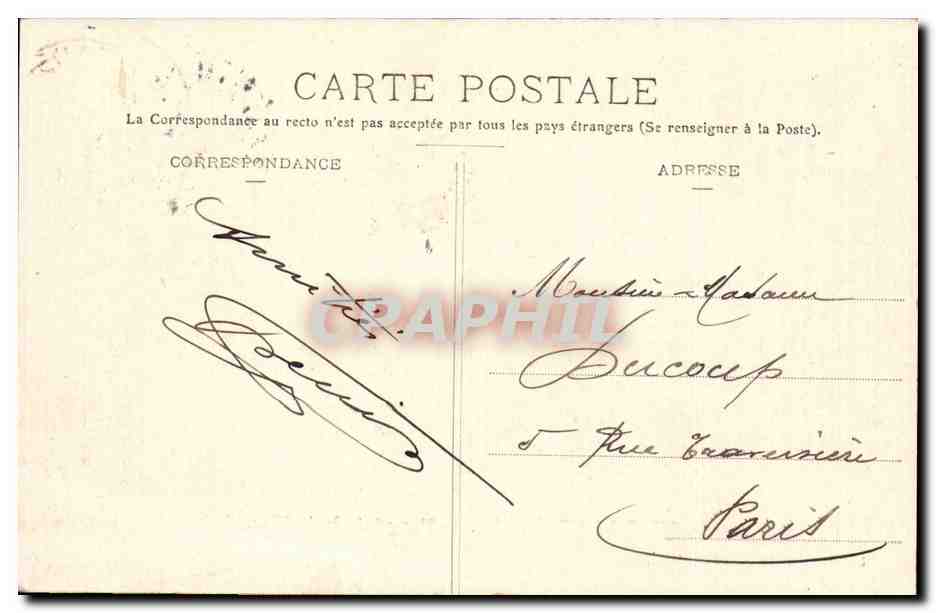 Château-Thierry — Vue générale du Vieux Château — Ehrhard, phot. Château-Thierry — Verso