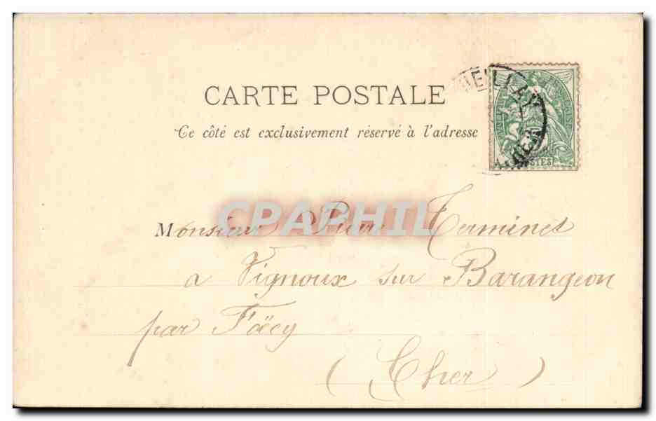 Militaria - Infanterie et Forestiers - Bonne Vacances - CPA  — Rückseite
