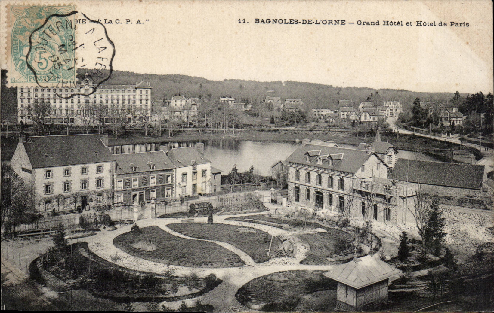 Bagnoles de l'Orne - Grand Hotel et Hotel de Paris - CPA 