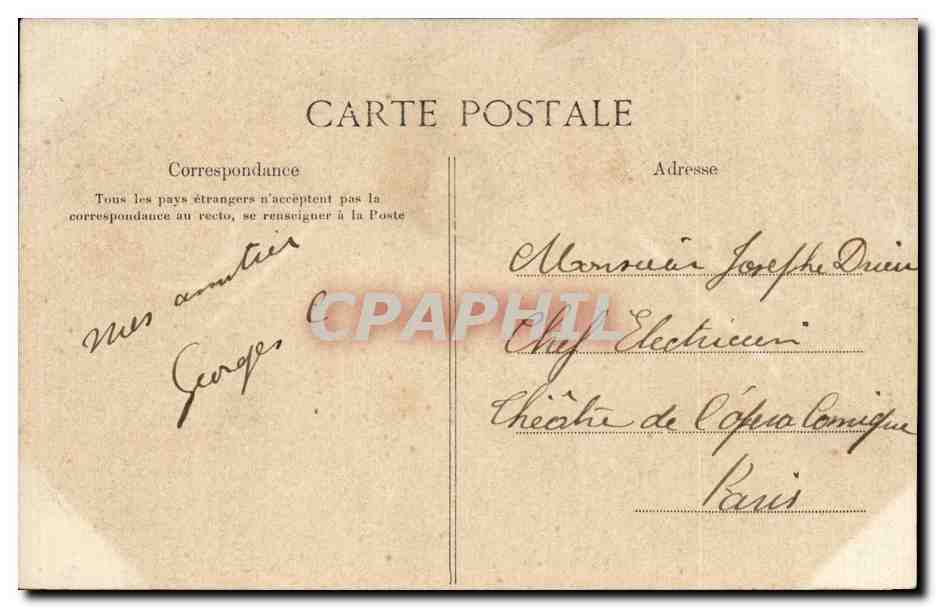 Bagnoles de l'Orne - Grand Hotel et Hotel de Paris - CPA  — Verso