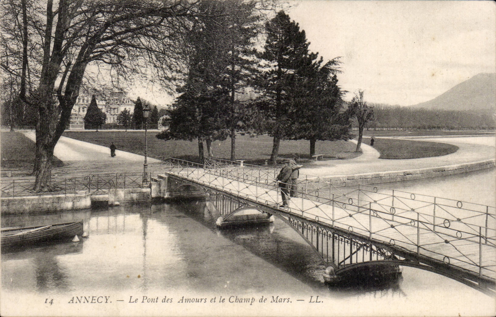 Annecy - Le Pont des Avenues et le Champs de Mars - CPA 