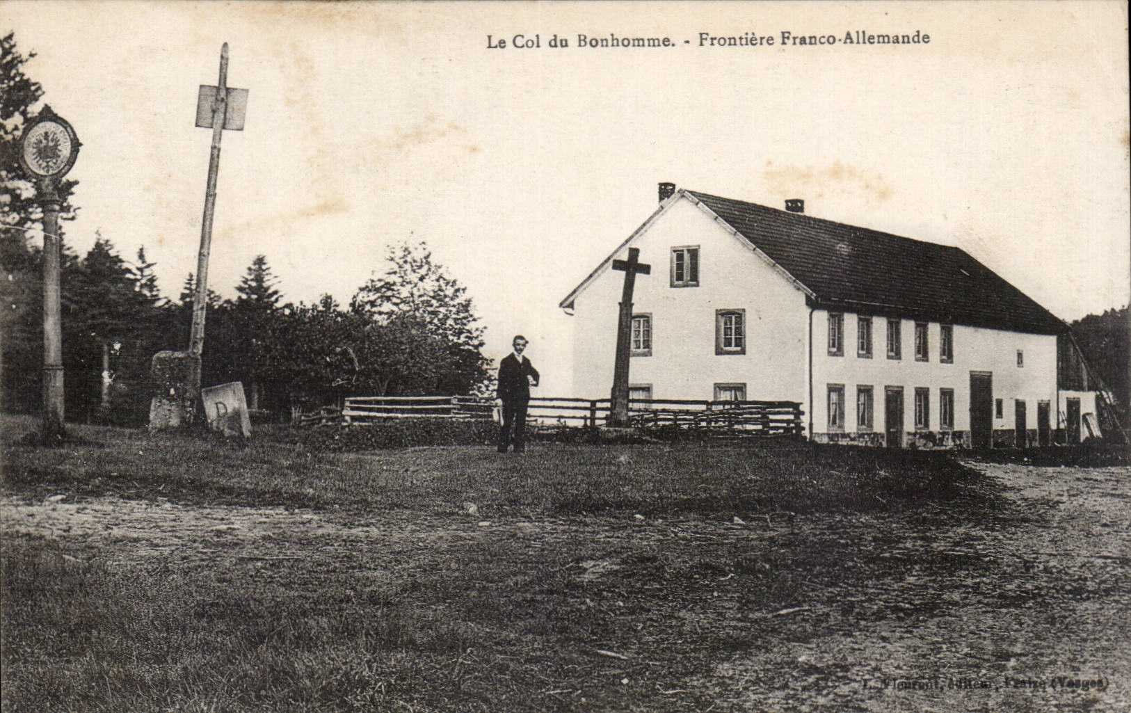 Le Col du Bonhomme - Frontiere Allemands - CPA 