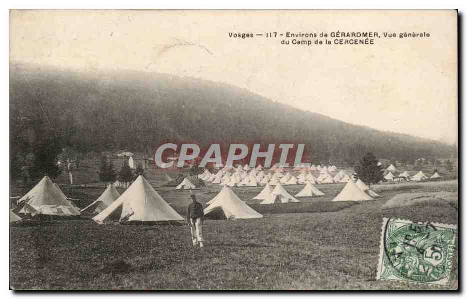 Gerardmer - Vue Generale du Campe de la Cercenee - CPA 