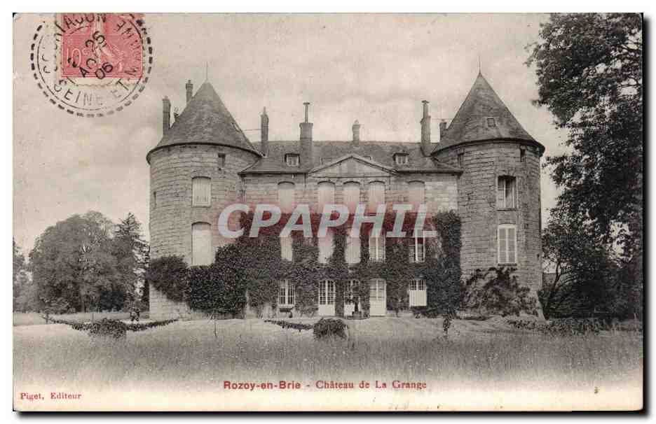 Rozay-en-Brie - Chateau de la Grange - CPA 