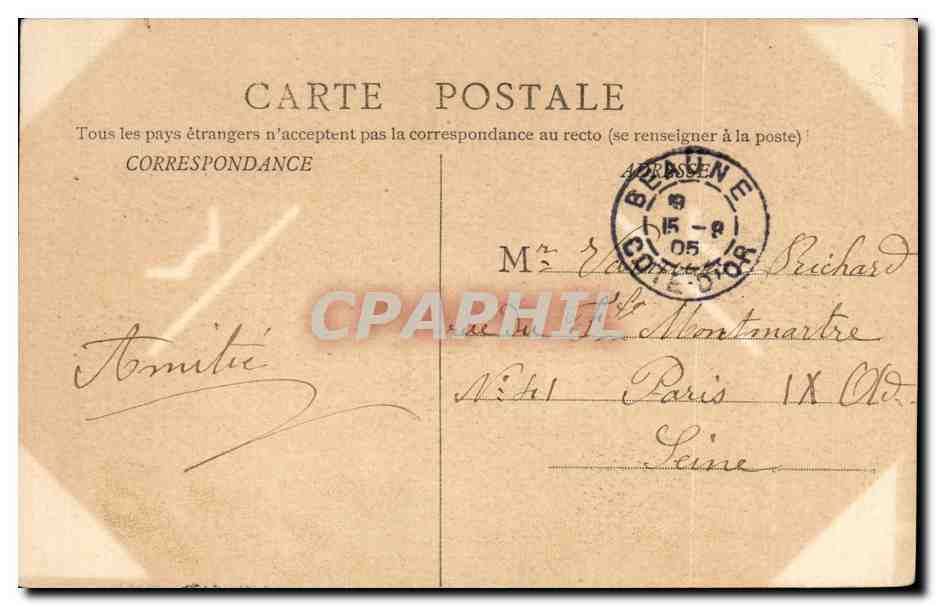 La Chapelle-de-Bragny - Le Chateau - CPA  — Rückseite