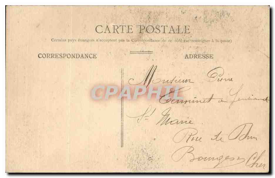 Bourges - Rue Moyenne - Les Nouvelle Galeries - CPA  — Rückseite