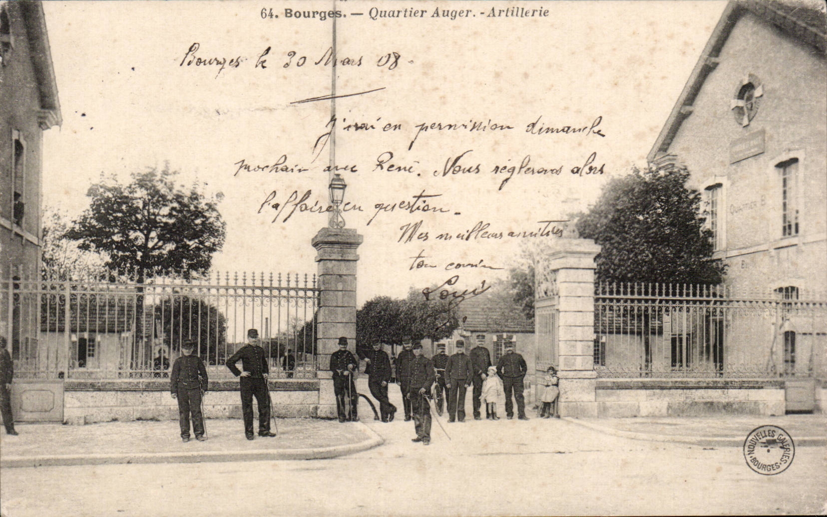 Bourges - Quartier Auger - Artillerie — Nouvelles Gens de Bourges, n°64