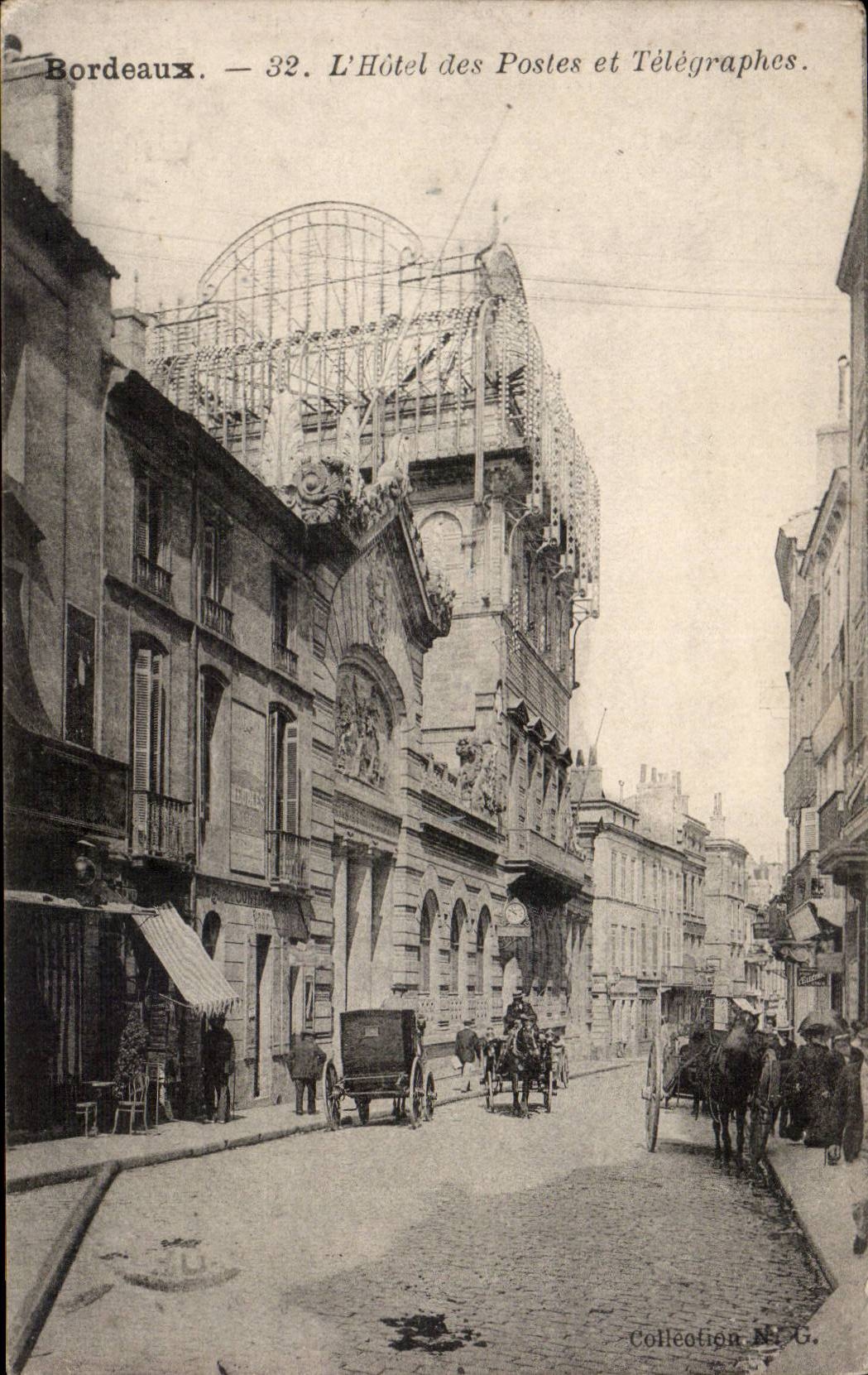 Bordeaux - L'Hotel des Postes et Telegraphes - CPA 