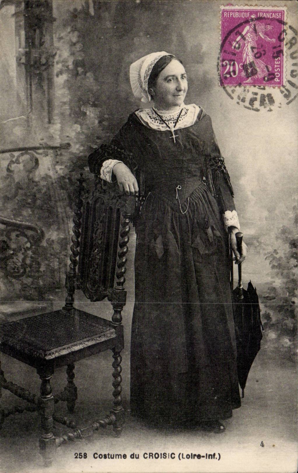 Folklore - Costumes du Croisic - CPA 