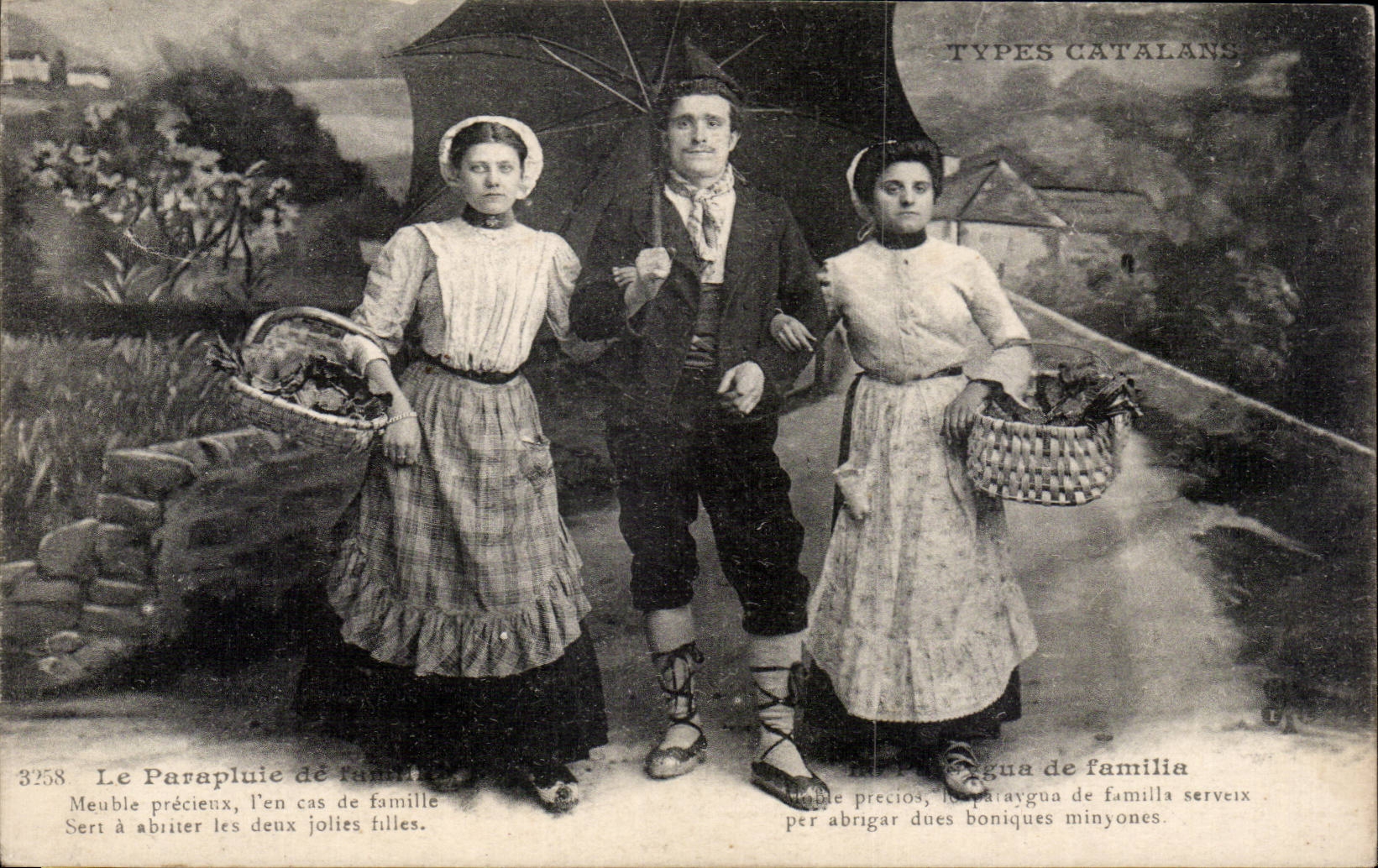 Folklore - Costumes - Types Catalans - CPA 