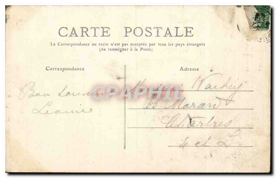 Folklore - Costumes Pyrenees Ossalois - CPA  — Verso