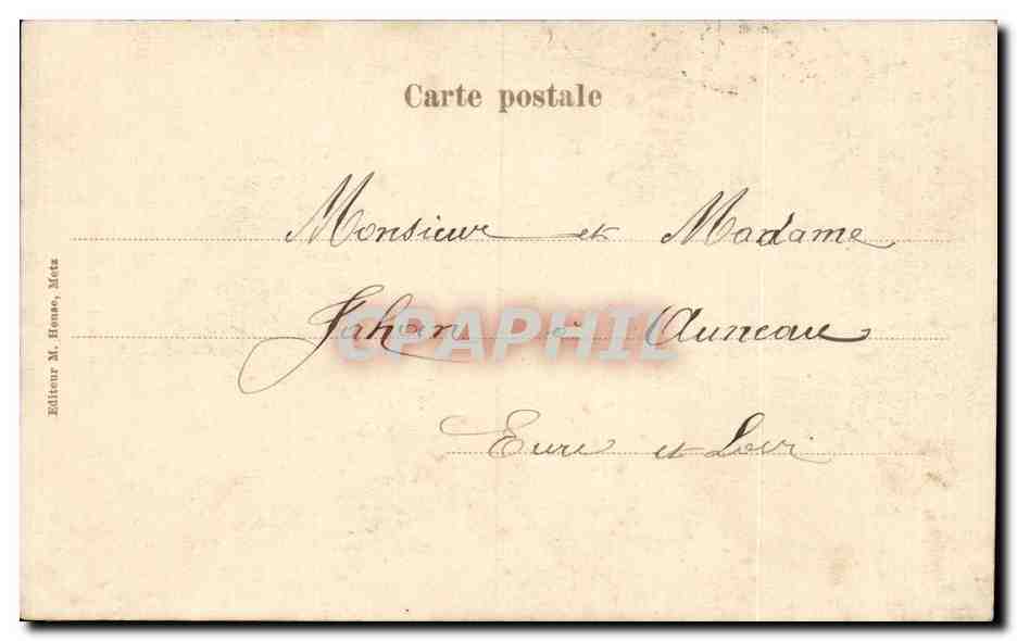 Folklore - Costumes - La Larraine - Alsacienne - CPA  — Verso