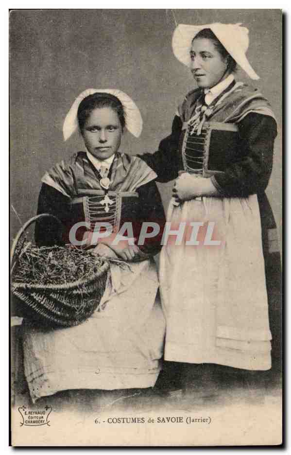 Folklore - Costumes de Savoie - CPA 