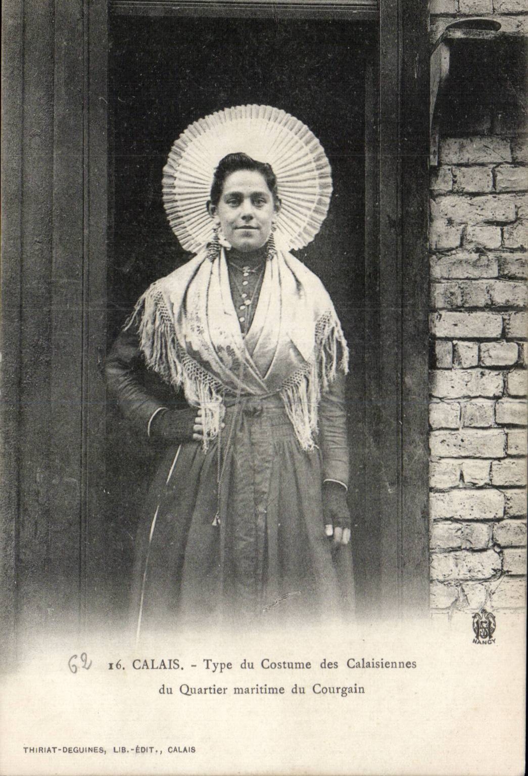 Folklore - Costumes - Calais - Type du Costume - CPA 