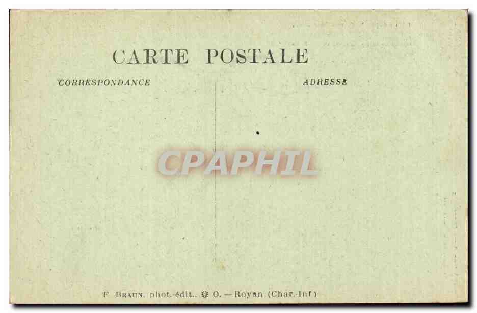 Folklore - Costumes - Nos Deux Charentes - Costumes d'Autrefois - CPA  — Verso