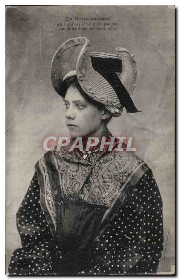 Folklore - Costumes - En Bourbonnais - CPA 