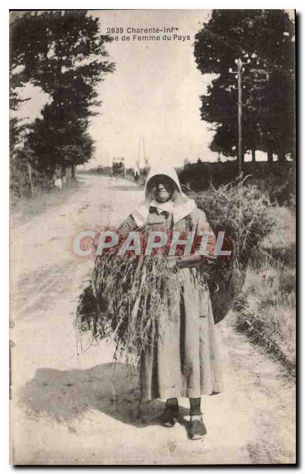 Folklore - Costumes - Charente - Inf - Femme du Pays - CPA 