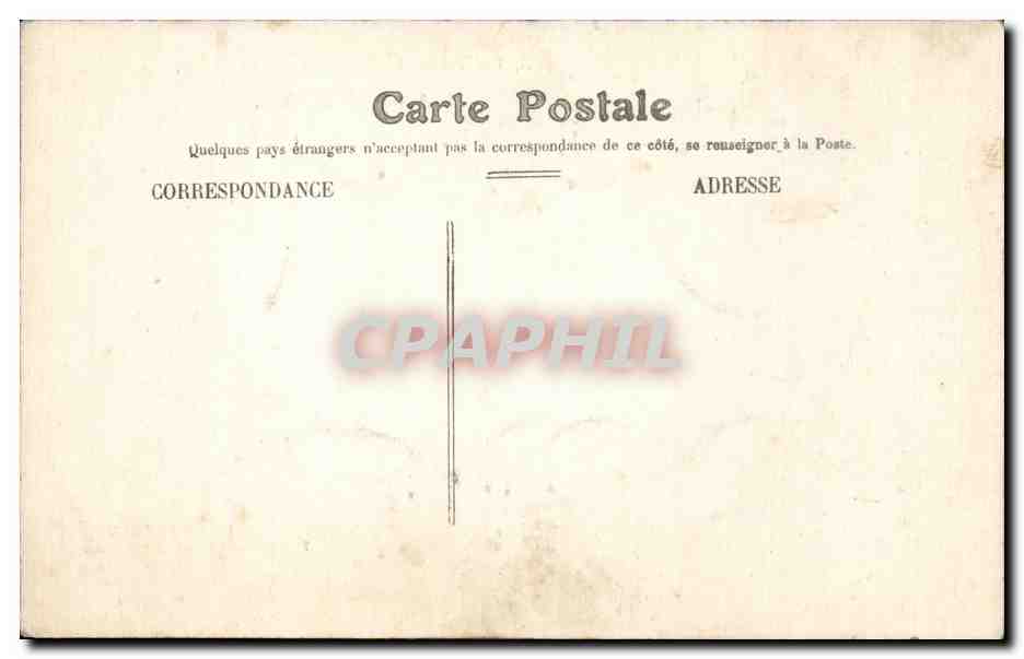 Folklore - Costume - Le Travail en sabots a la Muse - A La Veillee - CPA  — Verso