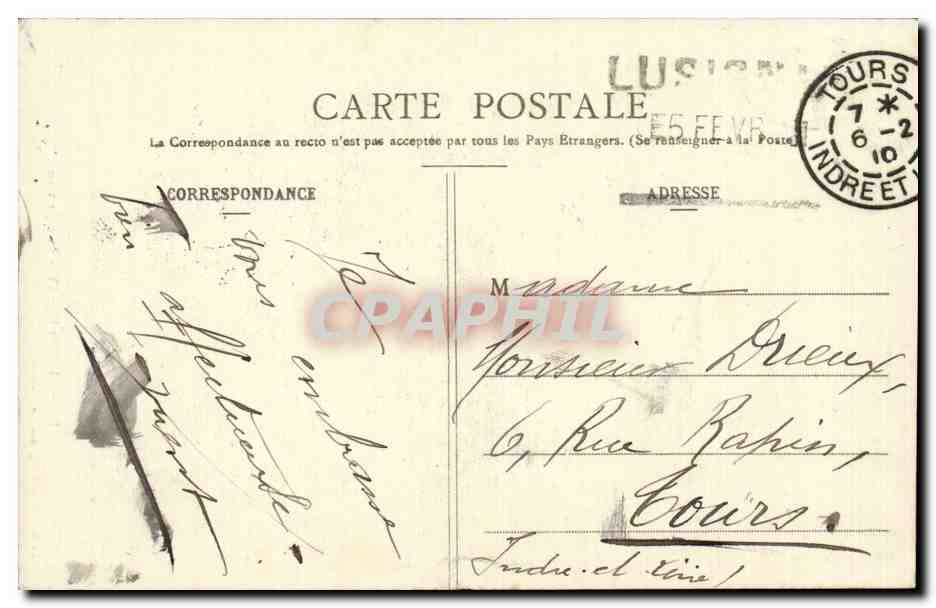 La Mothe-St-Héray — Une Mothaise — Imp. lib. Guittet, Henry — Rückseite