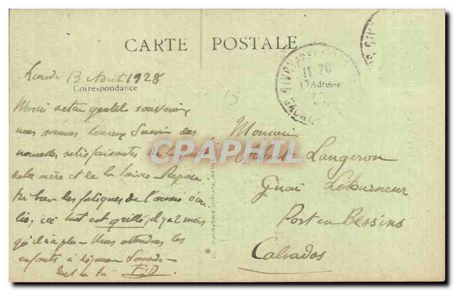 Folklore - Costumes - Vieux Vigneron Bourguignon CPA  — Verso