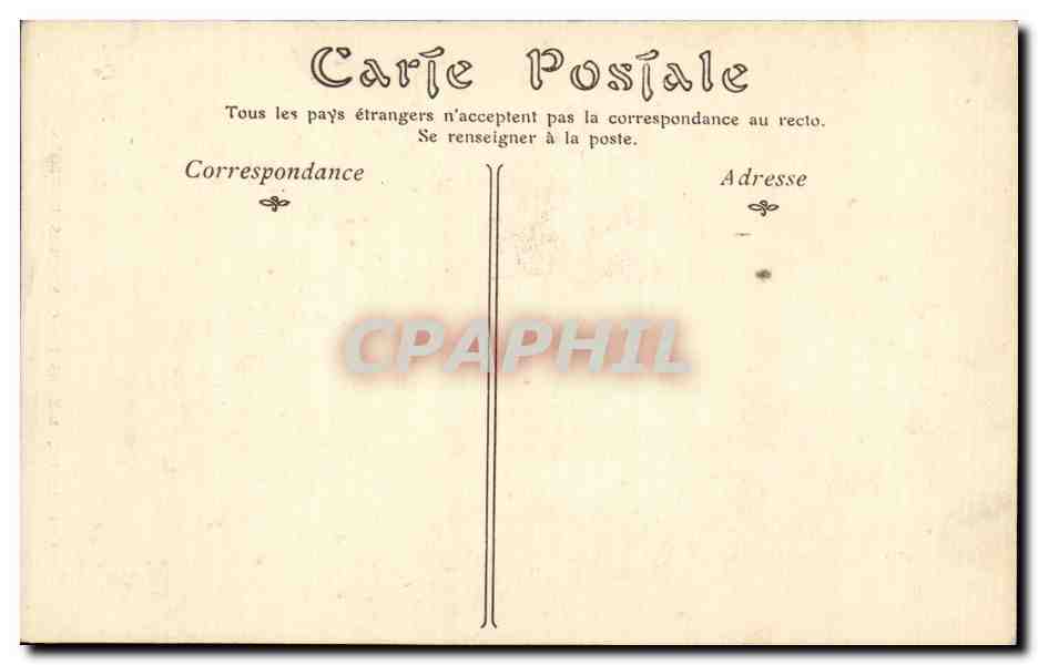 Folklore - Costumes - Coutumes - Moeurs et Costumes Breton - Fileuse CPA  — Verso