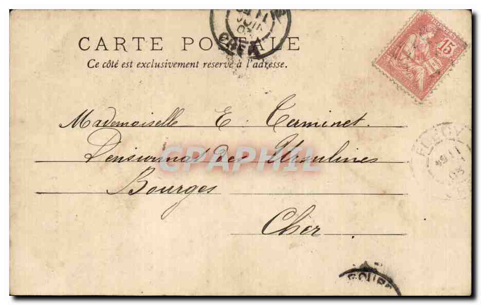 Folklore - Costumes - Complot - Les Enfants CPA  — Verso