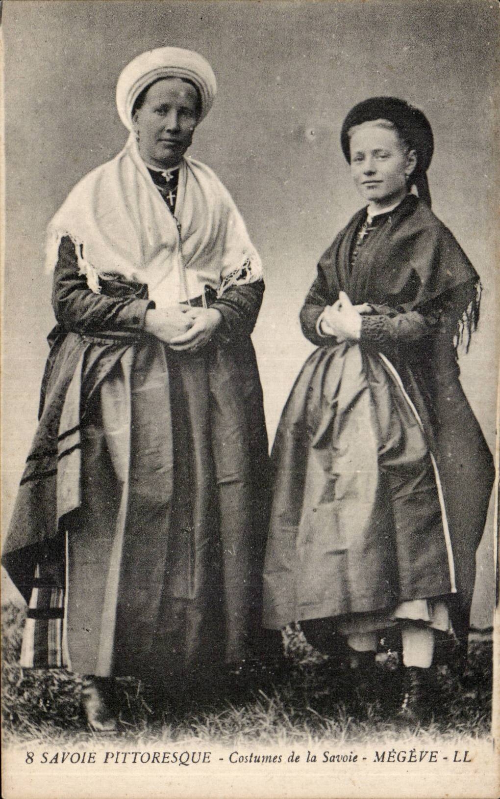 Folklore - Costumes - Savoie Pittoresque - Costumes de la Savoie - Megeve - CPA 