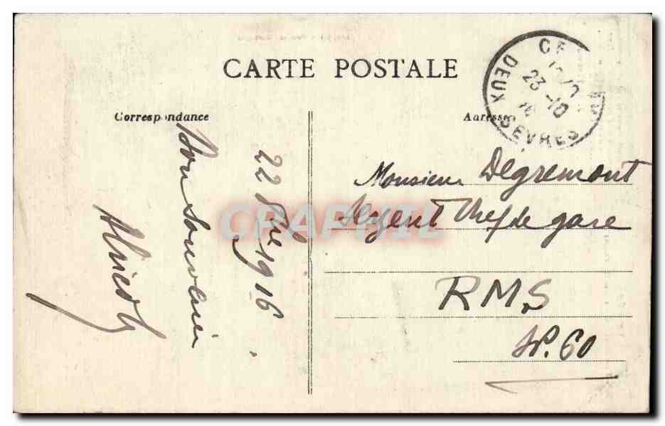 Viendée — Une Mortagnaise (vieux temps) — Lib. J. Joly-Poupin, Mortagne — Rückseite