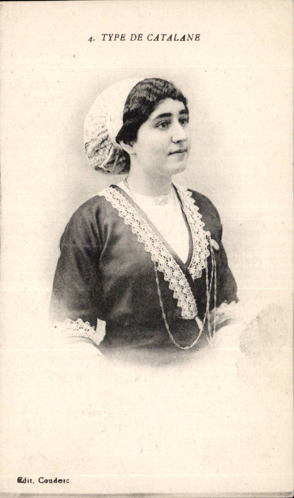 Folklore - Costumes - Type de Catalane - Espana - Espagne - Spain - CPA 