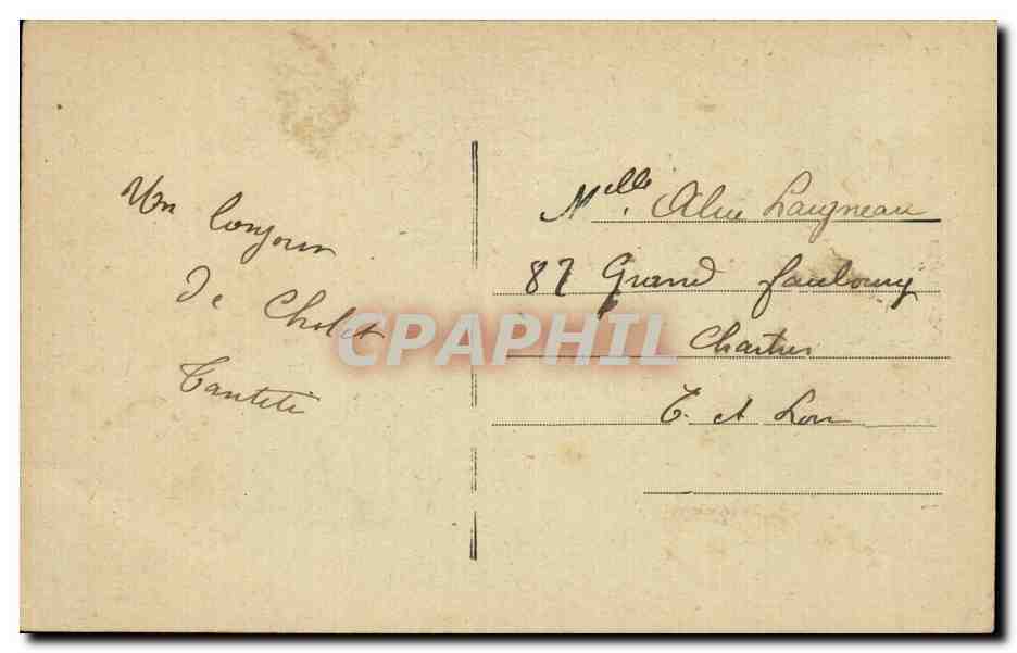 Folklore - Costumes - Etude de Coiffe - La Vraie Choletaise - CPA  — Verso