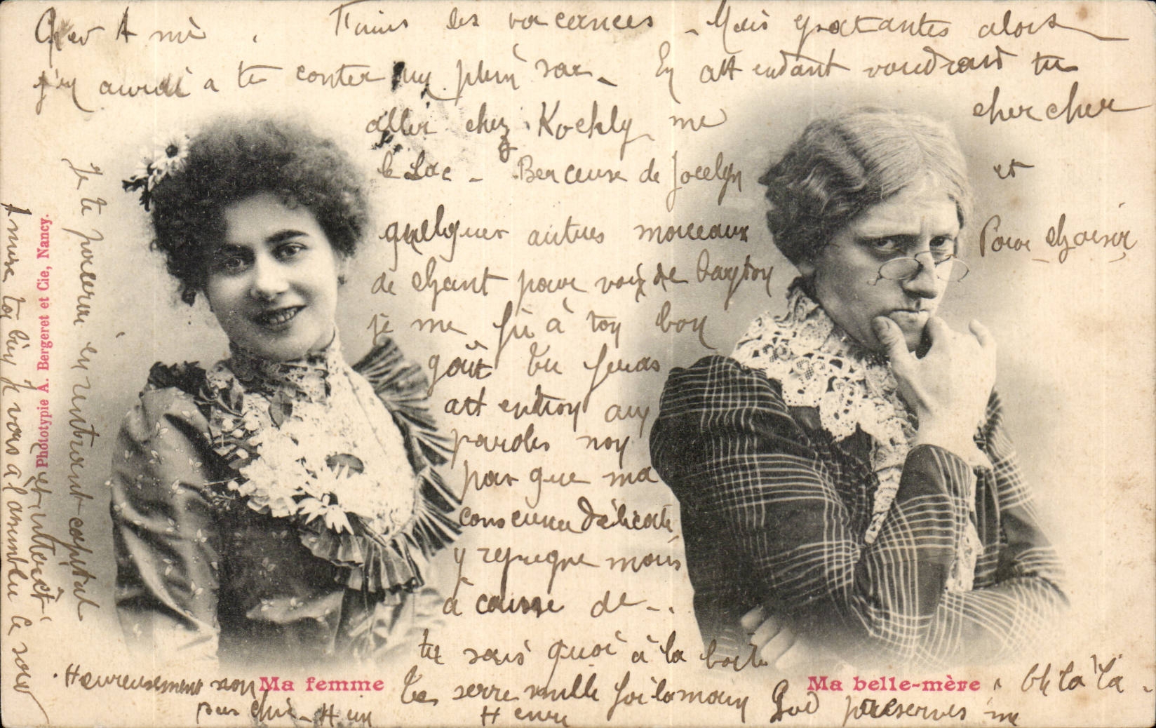 Folklore - Costumes - Ma Femme - My Wife - Humour - CPA 