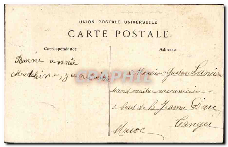 Folklore - Costumes - Elliant - Futurs Eroux - CPA  — Verso