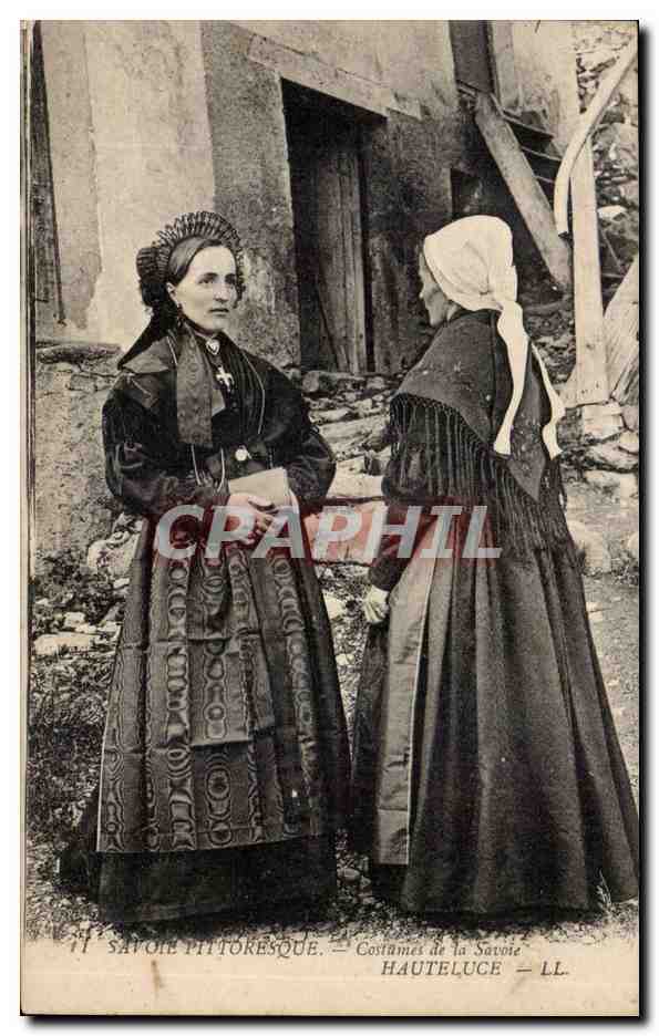 Folklore - Costumes - Hauteluce - Costumes de la Savoie - CPA 