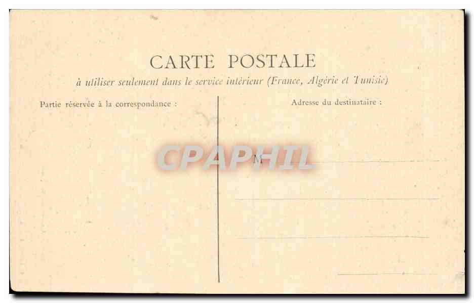 CPA Folklore Costume Environs d'Ancenis Coiffe angevine — Verso