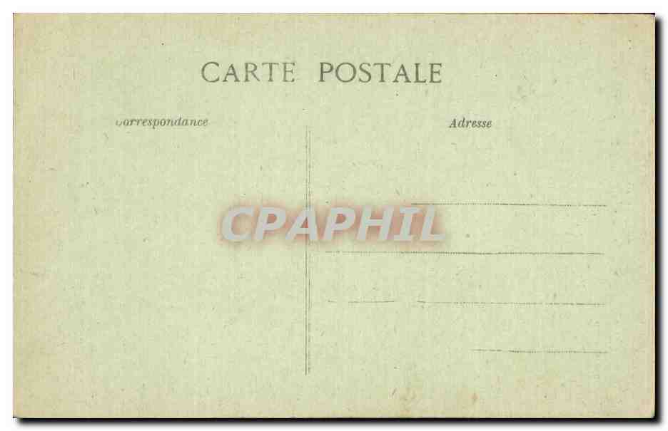 CPA Folklore Costume et coiffure de fete des pausannes des environs de Troyes vers l'an 1808 — Verso