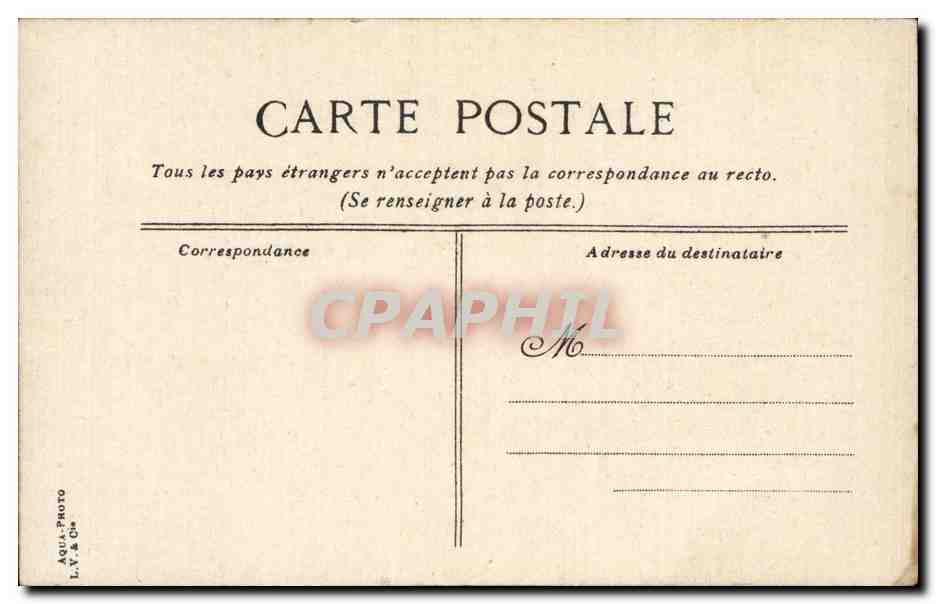 CPA Marseille Exposition coloniale Marseille 1906 Pavillon de l'Annam — Rückseite
