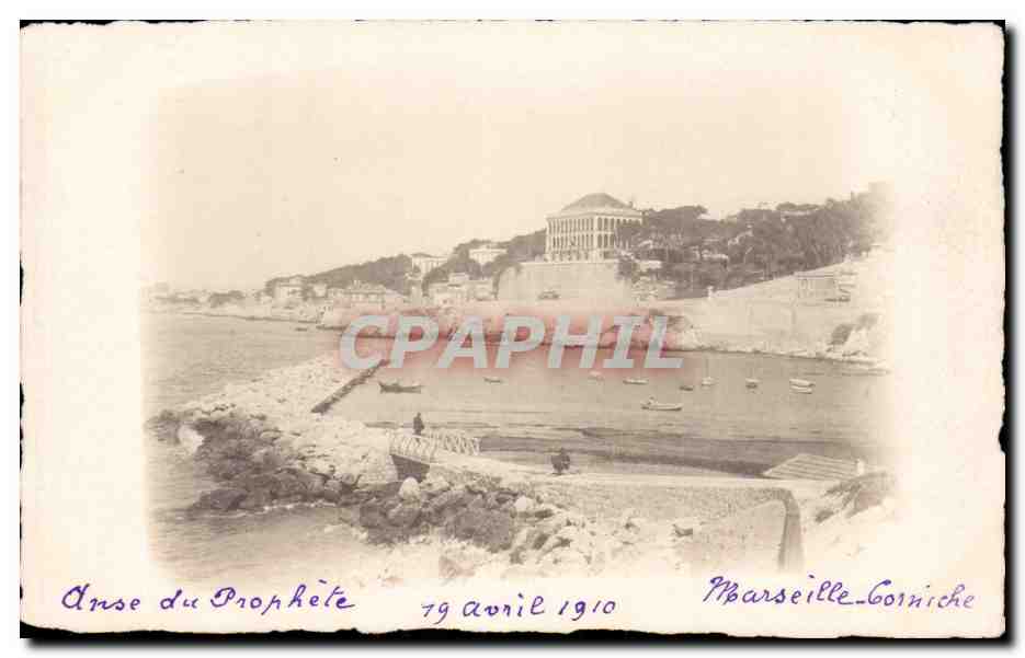 CPA Marseille Anse du prophete 19 avril 1910 
