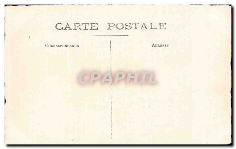 CPA Marseille Anse du prophete 19 avril 1910  — Verso