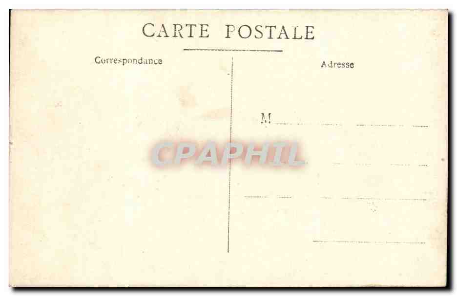 Famille et militaire devant un monument urbain — Paris, rue de la Paix — éditeur CPAPHIL, n° de série non visible — Rückseite