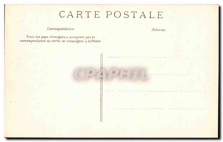 Marseille — Le Palais de Justice — Éditeur non visible — Verso